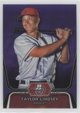 2012 Bowman Platinum - Prospects - Retail Purple Refractor #BPP21 - Taylor Lindsey