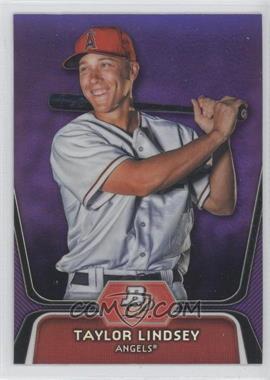 2012 Bowman Platinum - Prospects - Retail Purple Refractor #BPP21 - Taylor Lindsey