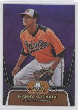 2012 Bowman Platinum - Prospects - Retail Purple Refractor #BPP23 - Manny Machado