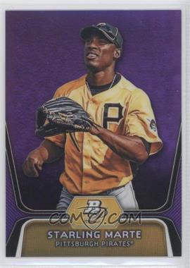 2012 Bowman Platinum - Prospects - Retail Purple Refractor #BPP24 - Starling Marte