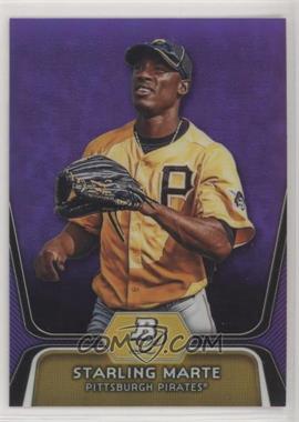 2012 Bowman Platinum - Prospects - Retail Purple Refractor #BPP24 - Starling Marte [Noted]