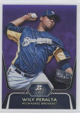 2012 Bowman Platinum - Prospects - Retail Purple Refractor #BPP33 - Wily Peralta