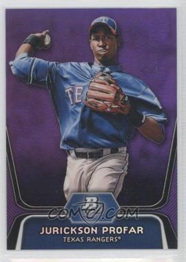 2012 Bowman Platinum - Prospects - Retail Purple Refractor #BPP35 - Jurickson Profar