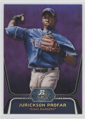 2012 Bowman Platinum - Prospects - Retail Purple Refractor #BPP35 - Jurickson Profar