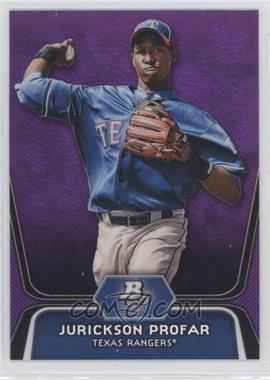 2012 Bowman Platinum - Prospects - Retail Purple Refractor #BPP35 - Jurickson Profar