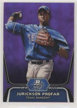 2012 Bowman Platinum - Prospects - Retail Purple Refractor #BPP35 - Jurickson Profar