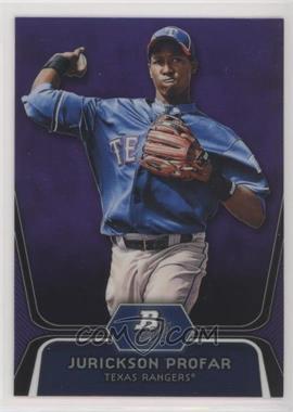 2012 Bowman Platinum - Prospects - Retail Purple Refractor #BPP35 - Jurickson Profar