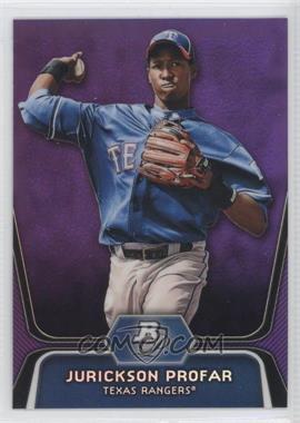 2012 Bowman Platinum - Prospects - Retail Purple Refractor #BPP35 - Jurickson Profar