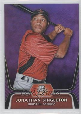 2012 Bowman Platinum - Prospects - Retail Purple Refractor #BPP41 - Jonathan Singleton