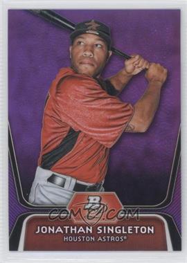 2012 Bowman Platinum - Prospects - Retail Purple Refractor #BPP41 - Jonathan Singleton