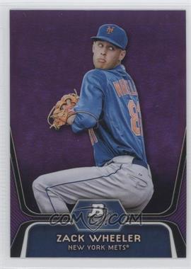 2012 Bowman Platinum - Prospects - Retail Purple Refractor #BPP48 - Zack Wheeler