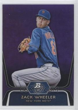 2012 Bowman Platinum - Prospects - Retail Purple Refractor #BPP48 - Zack Wheeler