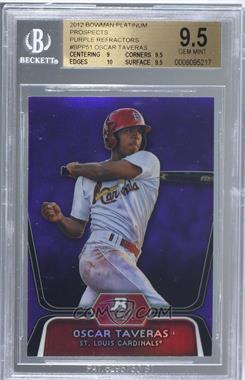 2012 Bowman Platinum - Prospects - Retail Purple Refractor #BPP51 - Oscar Taveras [BGS 9.5 GEM MINT]