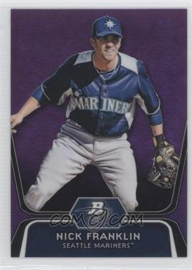 2012 Bowman Platinum - Prospects - Retail Purple Refractor #BPP54 - Nick Franklin