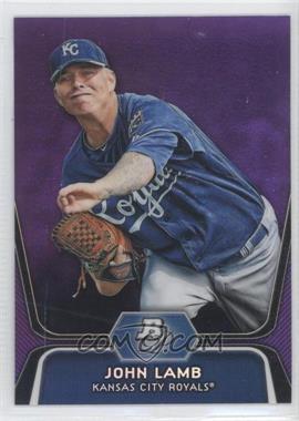 2012 Bowman Platinum - Prospects - Retail Purple Refractor #BPP63 - John Lamb