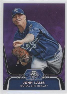 2012 Bowman Platinum - Prospects - Retail Purple Refractor #BPP63 - John Lamb