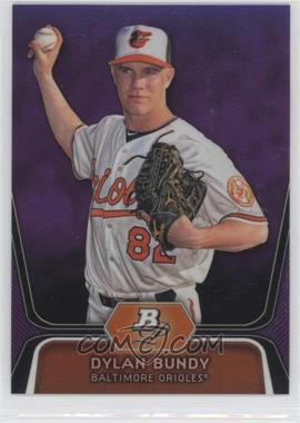 2012 Bowman Platinum - Prospects - Retail Purple Refractor #BPP64 - Dylan Bundy