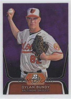 2012 Bowman Platinum - Prospects - Retail Purple Refractor #BPP64 - Dylan Bundy