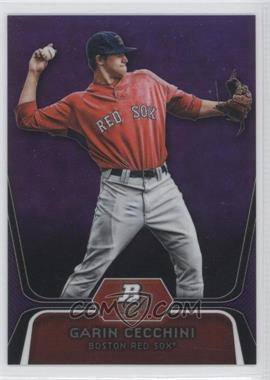 2012 Bowman Platinum - Prospects - Retail Purple Refractor #BPP7 - Garin Cecchini