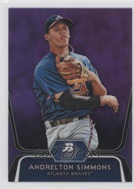 2012 Bowman Platinum - Prospects - Retail Purple Refractor #BPP76 - Andrelton Simmons