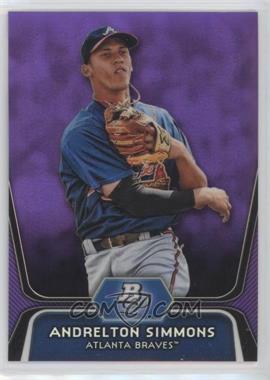 2012 Bowman Platinum - Prospects - Retail Purple Refractor #BPP76 - Andrelton Simmons