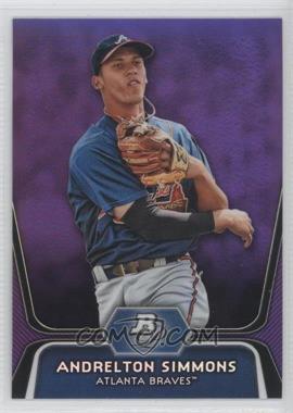 2012 Bowman Platinum - Prospects - Retail Purple Refractor #BPP76 - Andrelton Simmons