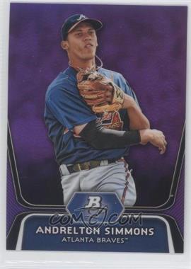 2012 Bowman Platinum - Prospects - Retail Purple Refractor #BPP76 - Andrelton Simmons