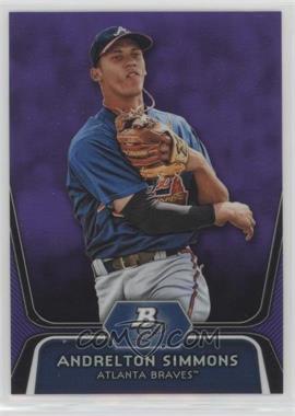 2012 Bowman Platinum - Prospects - Retail Purple Refractor #BPP76 - Andrelton Simmons