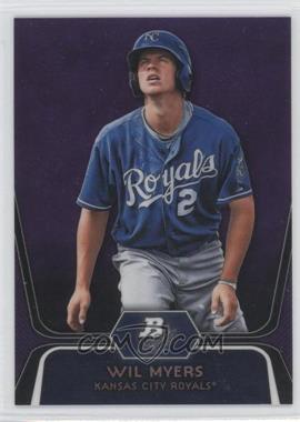 2012 Bowman Platinum - Prospects - Retail Purple Refractor #BPP80 - Wil Myers