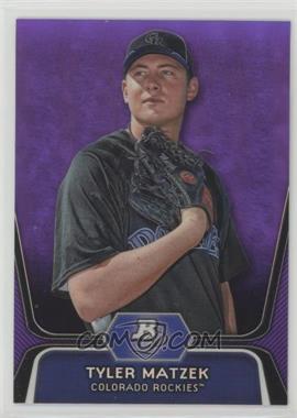 2012 Bowman Platinum - Prospects - Retail Purple Refractor #BPP84 - Tyler Matzek