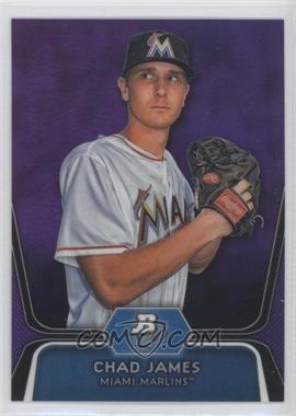 2012 Bowman Platinum - Prospects - Retail Purple Refractor #BPP88 - Chad James