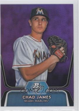 2012 Bowman Platinum - Prospects - Retail Purple Refractor #BPP88 - Chad James