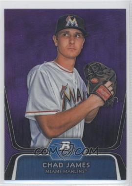 2012 Bowman Platinum - Prospects - Retail Purple Refractor #BPP88 - Chad James