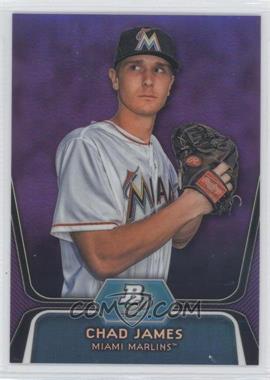 2012 Bowman Platinum - Prospects - Retail Purple Refractor #BPP88 - Chad James