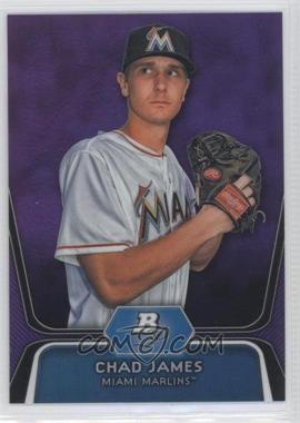 2012 Bowman Platinum - Prospects - Retail Purple Refractor #BPP88 - Chad James