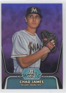 2012 Bowman Platinum - Prospects - Retail Purple Refractor #BPP88 - Chad James