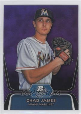 2012 Bowman Platinum - Prospects - Retail Purple Refractor #BPP88 - Chad James