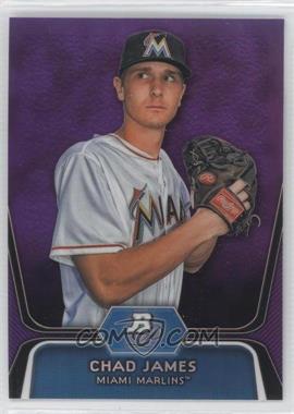 2012 Bowman Platinum - Prospects - Retail Purple Refractor #BPP88 - Chad James