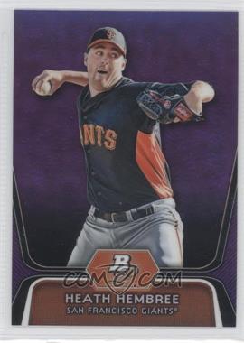 2012 Bowman Platinum - Prospects - Retail Purple Refractor #BPP91 - Heath Hembree