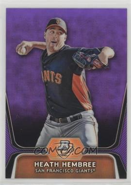 2012 Bowman Platinum - Prospects - Retail Purple Refractor #BPP91 - Heath Hembree