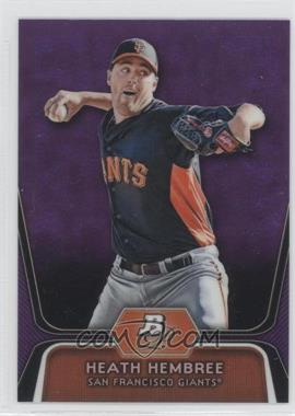 2012 Bowman Platinum - Prospects - Retail Purple Refractor #BPP91 - Heath Hembree