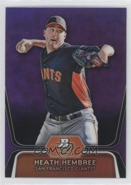 2012 Bowman Platinum - Prospects - Retail Purple Refractor #BPP91 - Heath Hembree