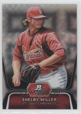 2012 Bowman Platinum - Prospects - X-Fractor #BPP27 - Shelby Miller