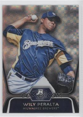 2012 Bowman Platinum - Prospects - X-Fractor #BPP33 - Wily Peralta