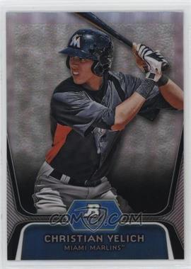 2012 Bowman Platinum - Prospects - X-Fractor #BPP49 - Christian Yelich