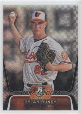 2012 Bowman Platinum - Prospects - X-Fractor #BPP64 - Dylan Bundy