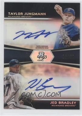 2012 Bowman Platinum - Prospects Dual Autographs #DA-BJ - Taylor Jungmann, Jed Bradley /50