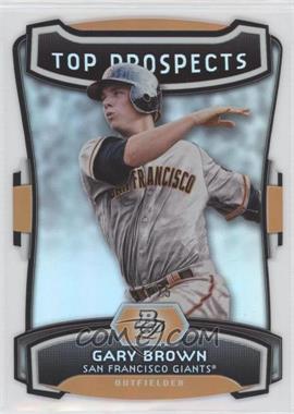 2012 Bowman Platinum - Top Prospects - Die-Cut #TP-GB - Gary Brown /25