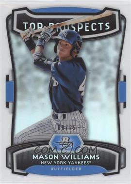 2012 Bowman Platinum - Top Prospects - Die-Cut #TP-MW - Mason Williams /25