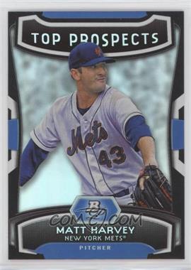 2012 Bowman Platinum - Top Prospects #TP-MH - Matt Harvey